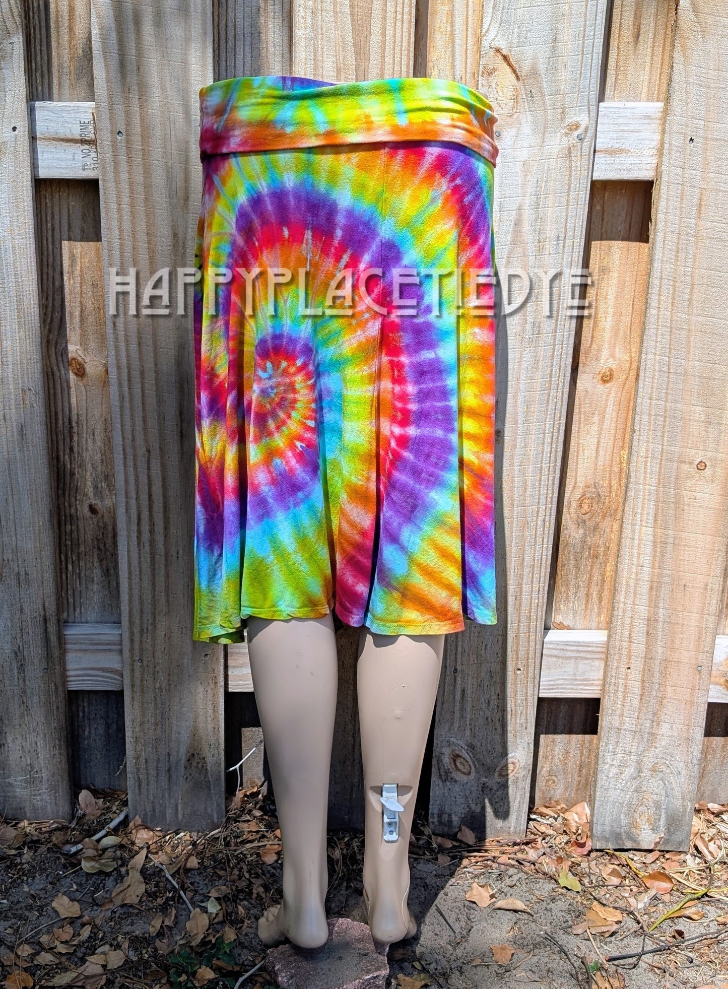 Medium Rolled Waist Rayon Skirt