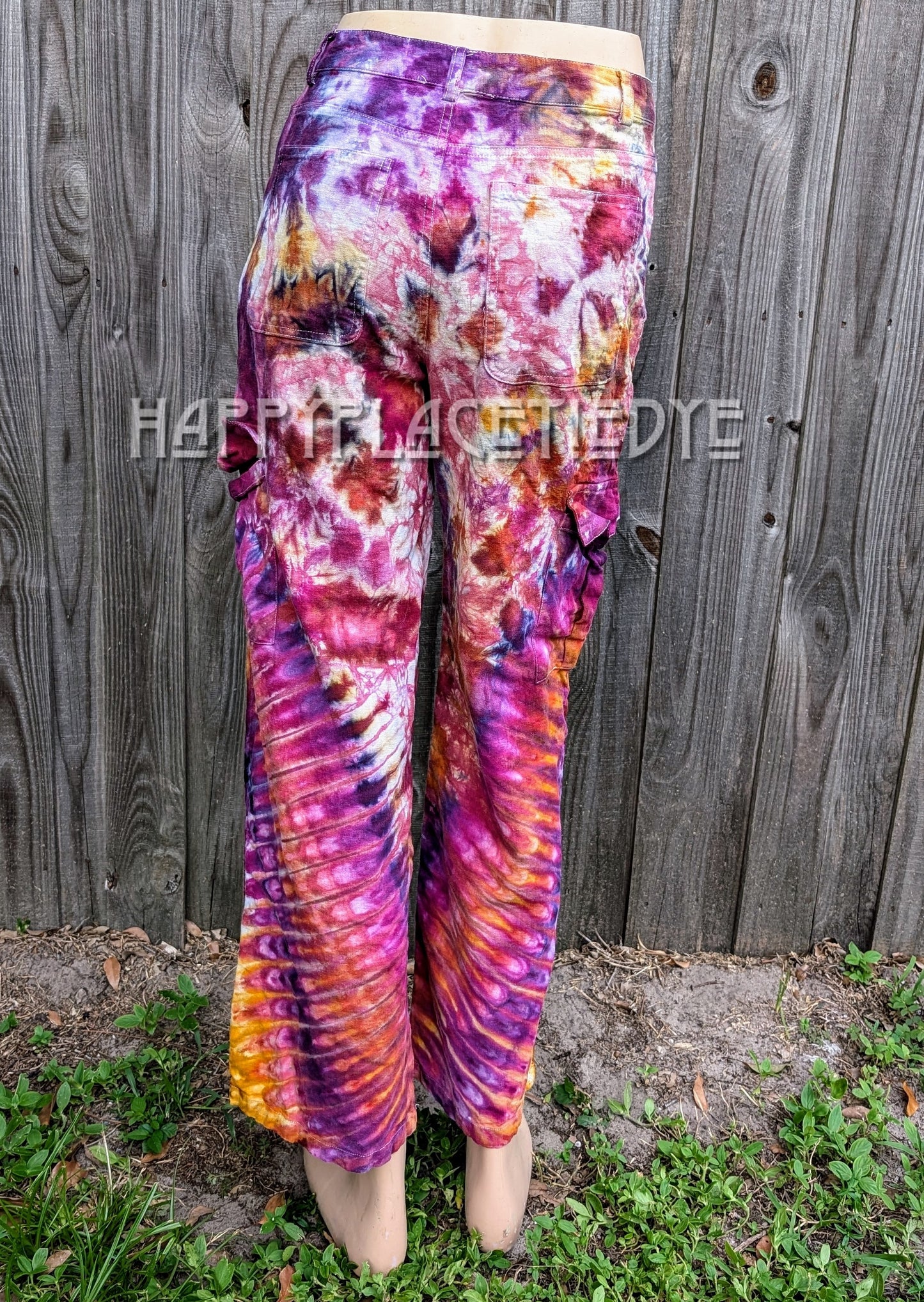Small Tie Dye Linen Pants