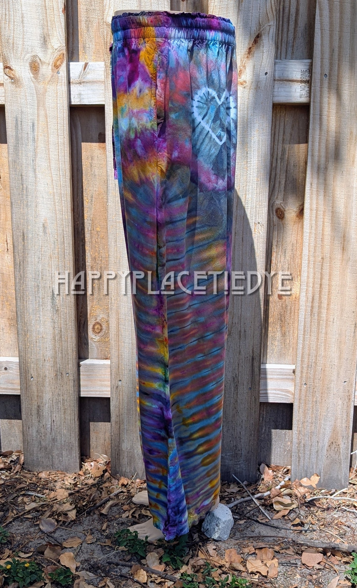Small/medium Tie Dye Rayon Pants