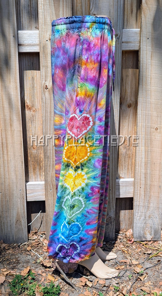 Small/medium Tie Dye Rayon Pants
