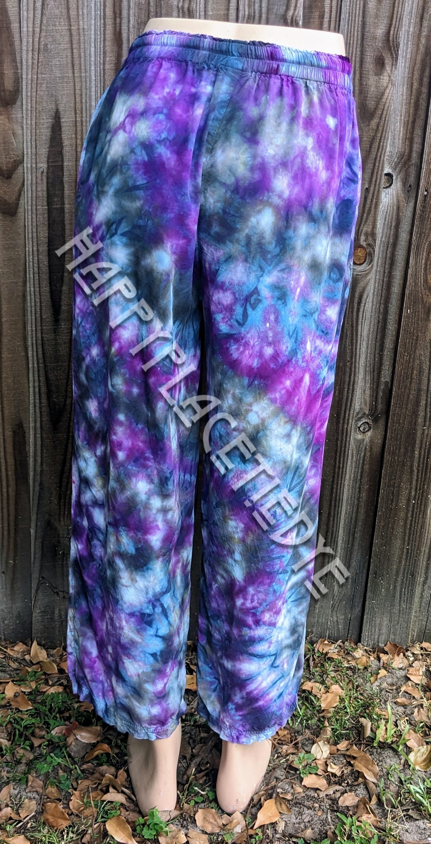 S/ Medium Tie Dye Rayon Pants