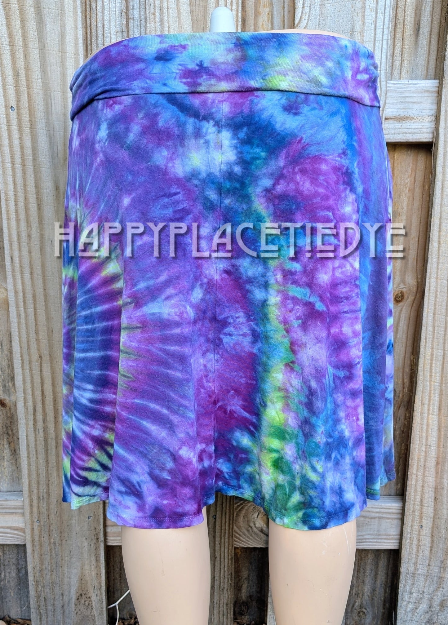 Xlarge Rolled Waist Rayon Skirt