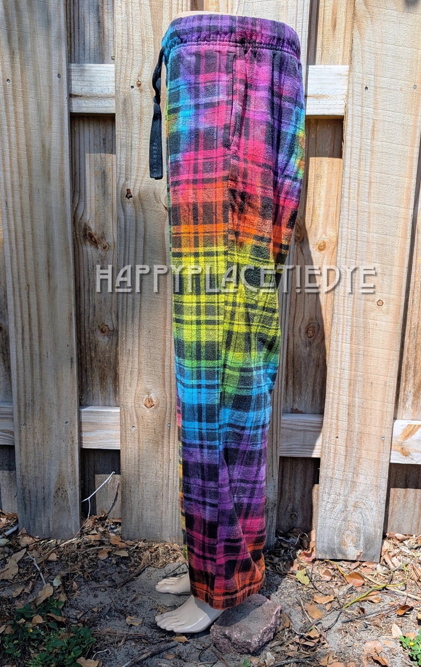 Large Tie Dye Flannel Pants