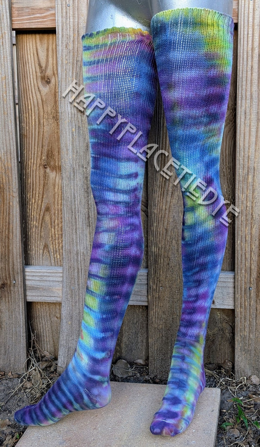 Tie Dye Thigh Highs