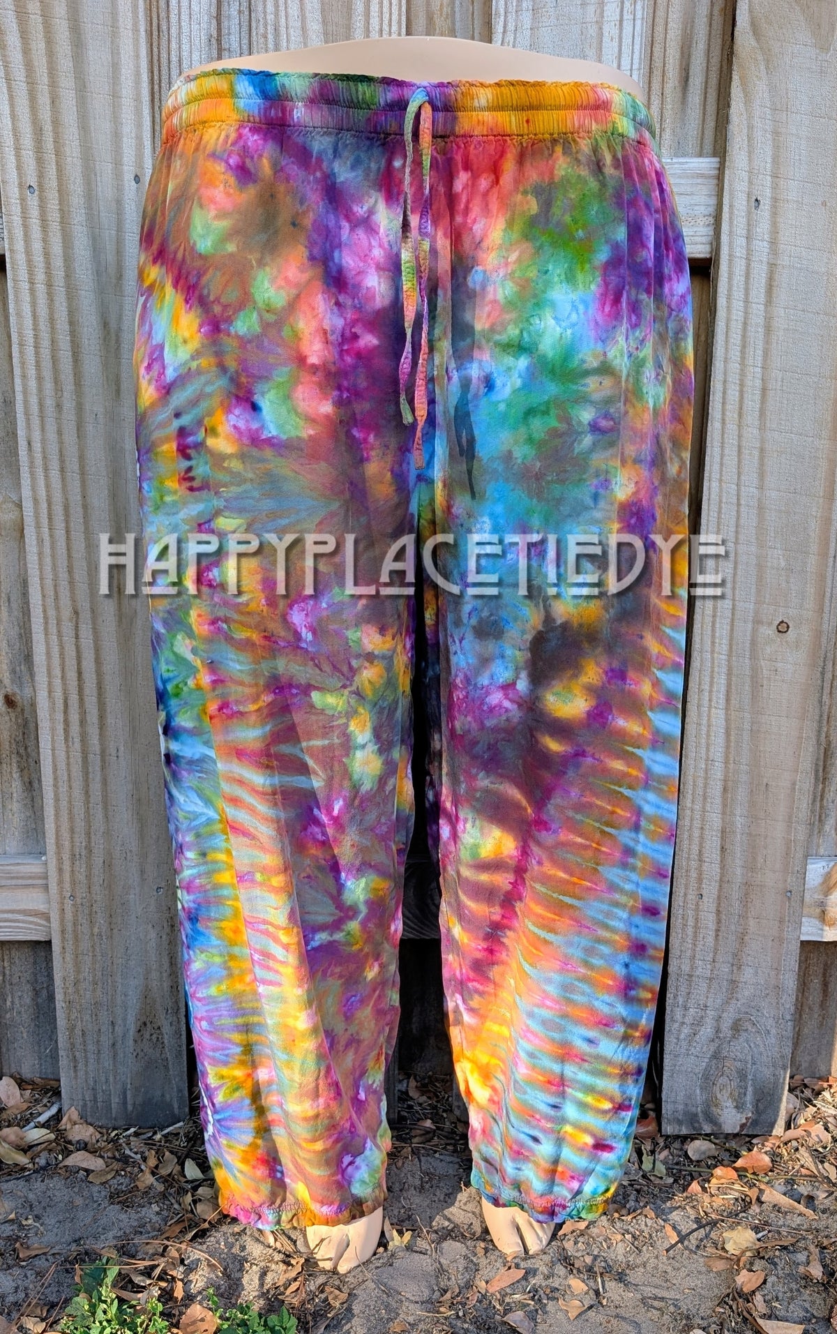 2XL Tie Dye Rayon Pants