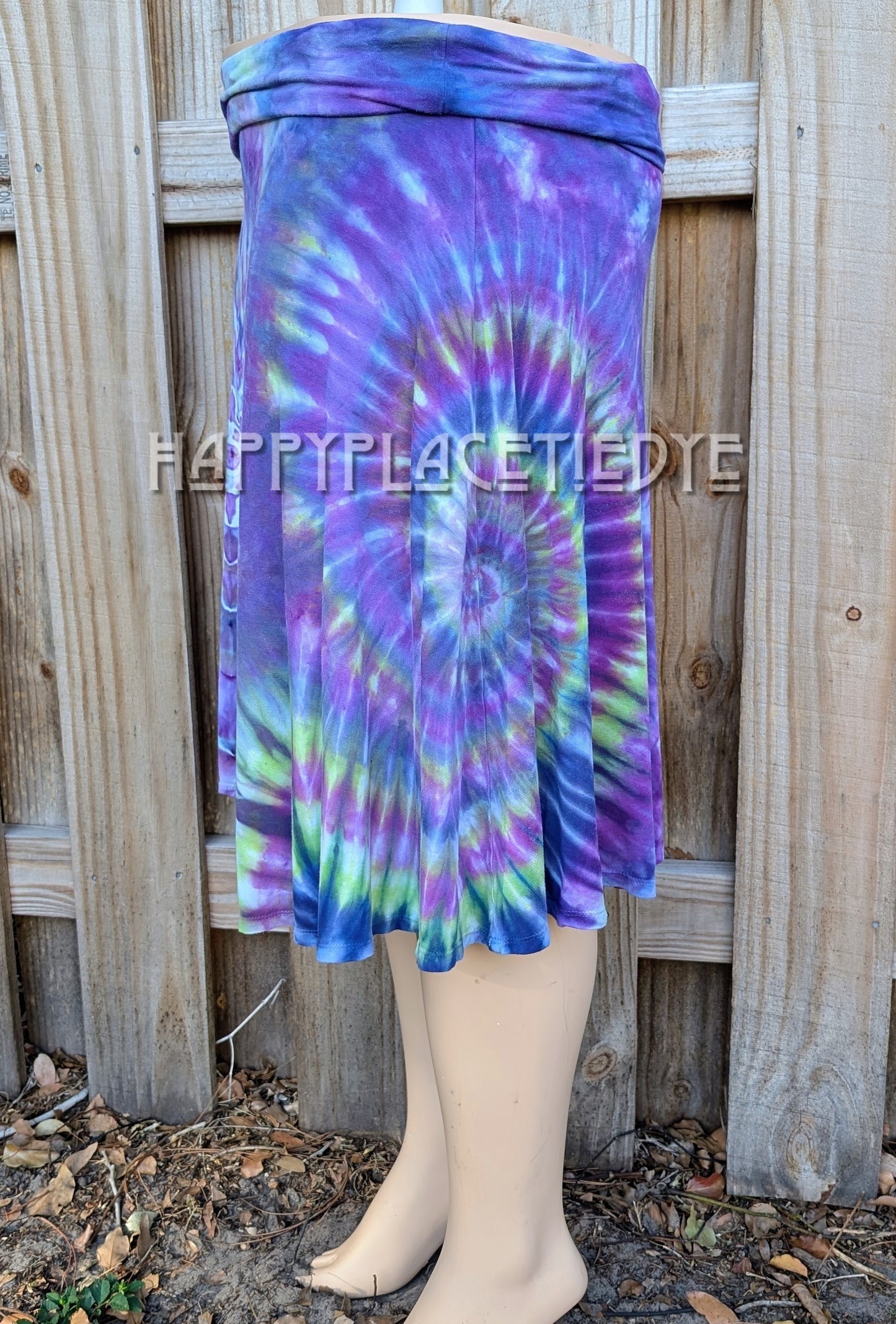 Xlarge Rolled Waist Rayon Skirt
