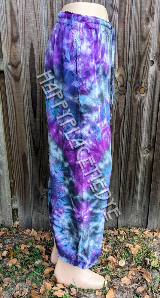 S/ Medium Tie Dye Rayon Pants