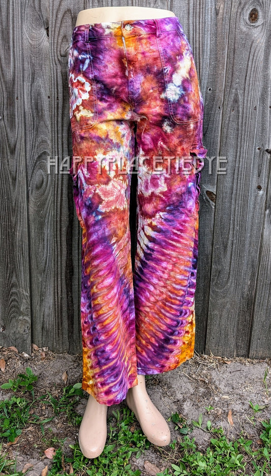 Small Tie Dye Linen Pants