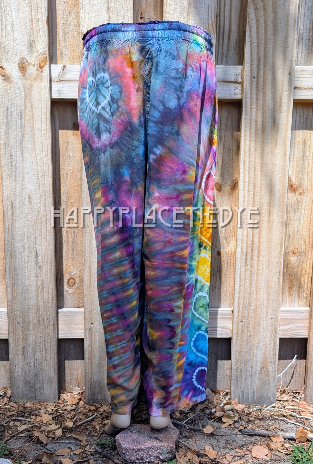 Small/medium Tie Dye Rayon Pants