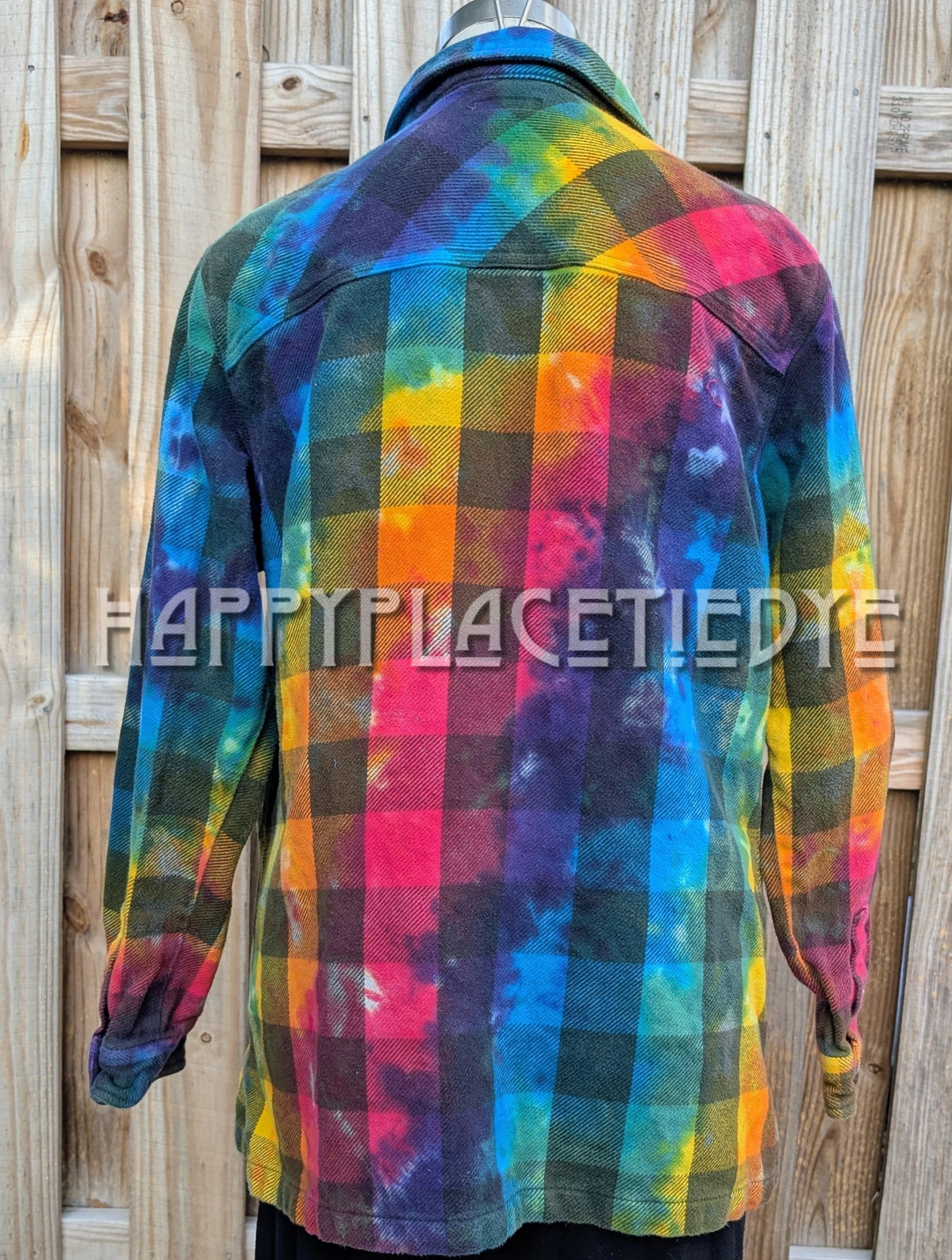2XLarge Tie Dye Flannel Shirt