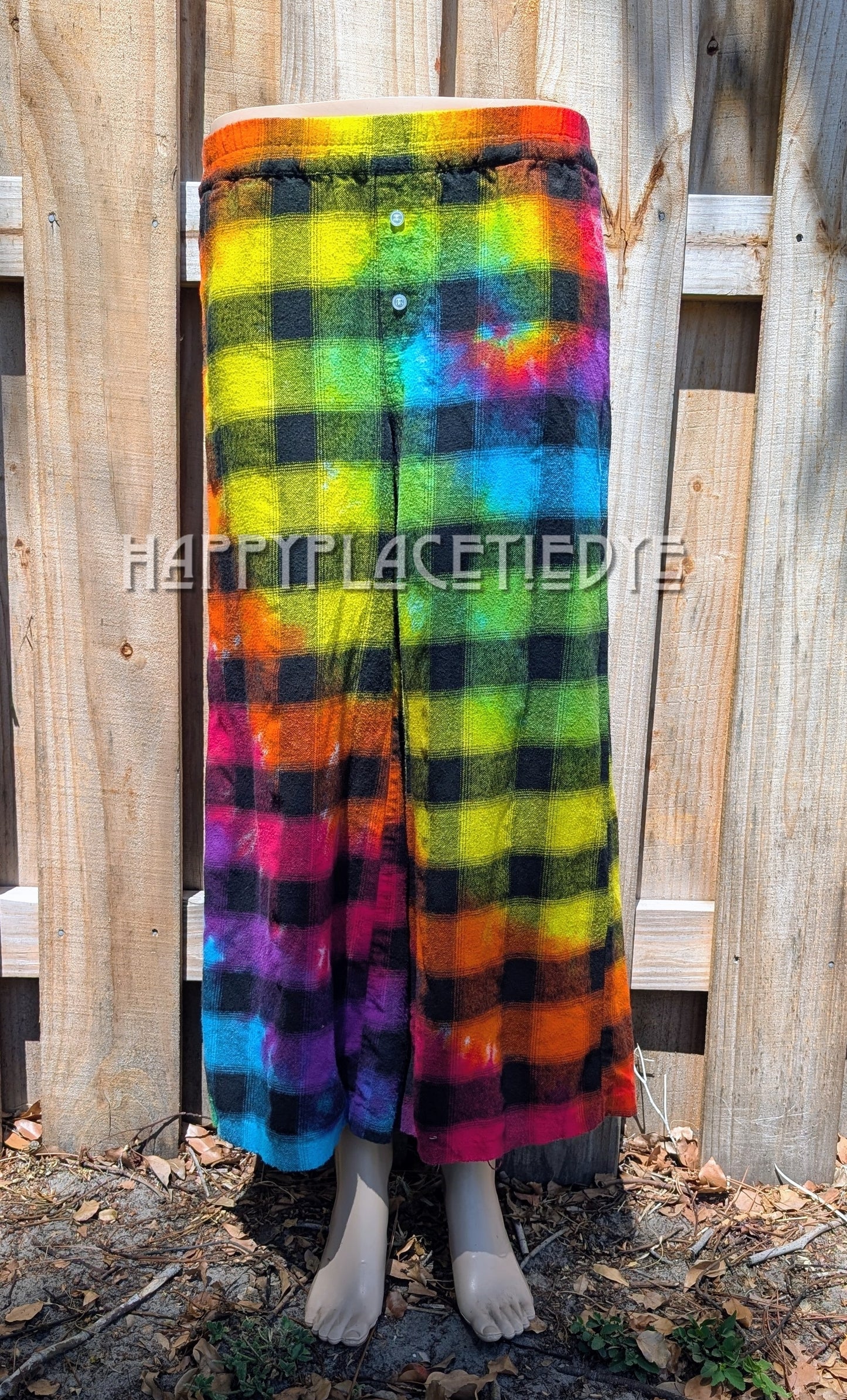 Small Tie Dye Flannel Pants