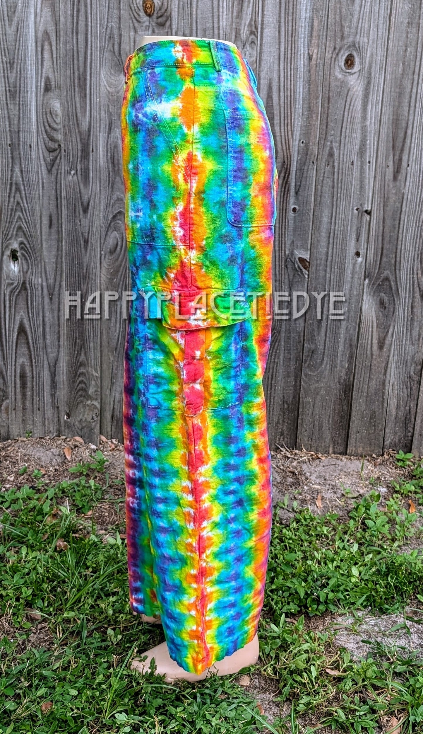 Large Tie Dye Linen Pants