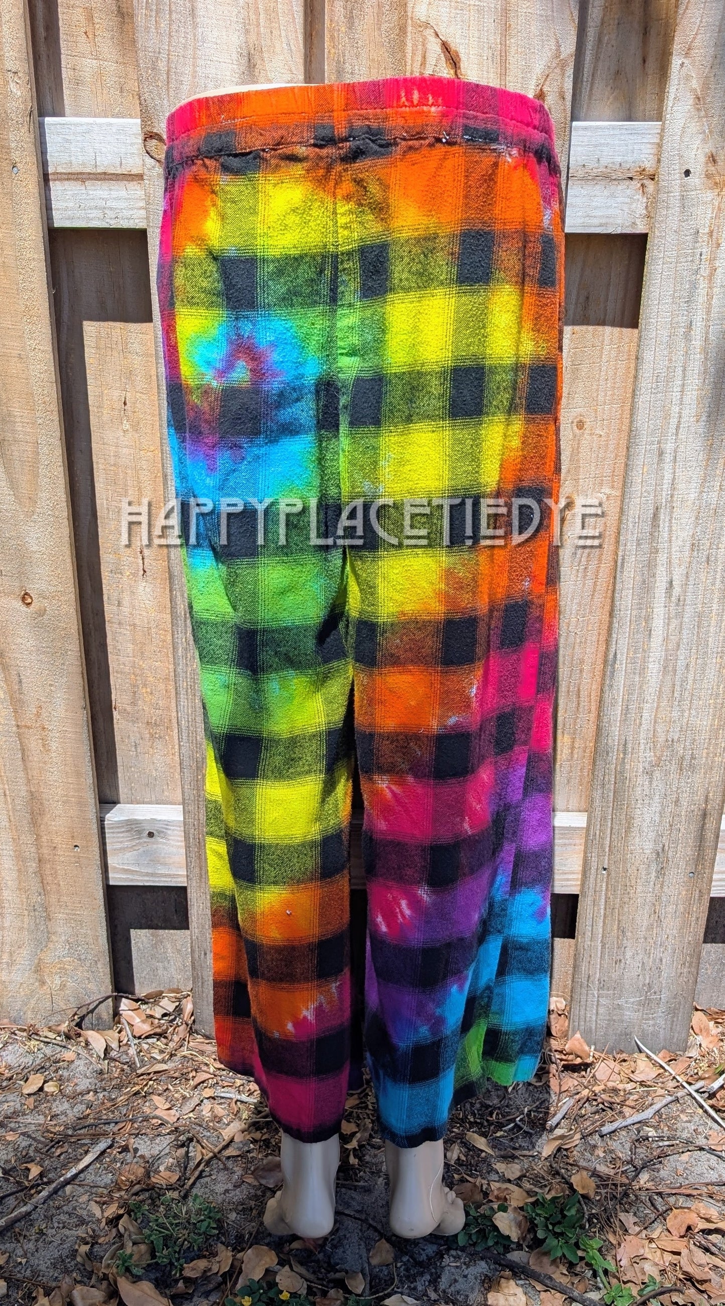 Small Tie Dye Flannel Pants