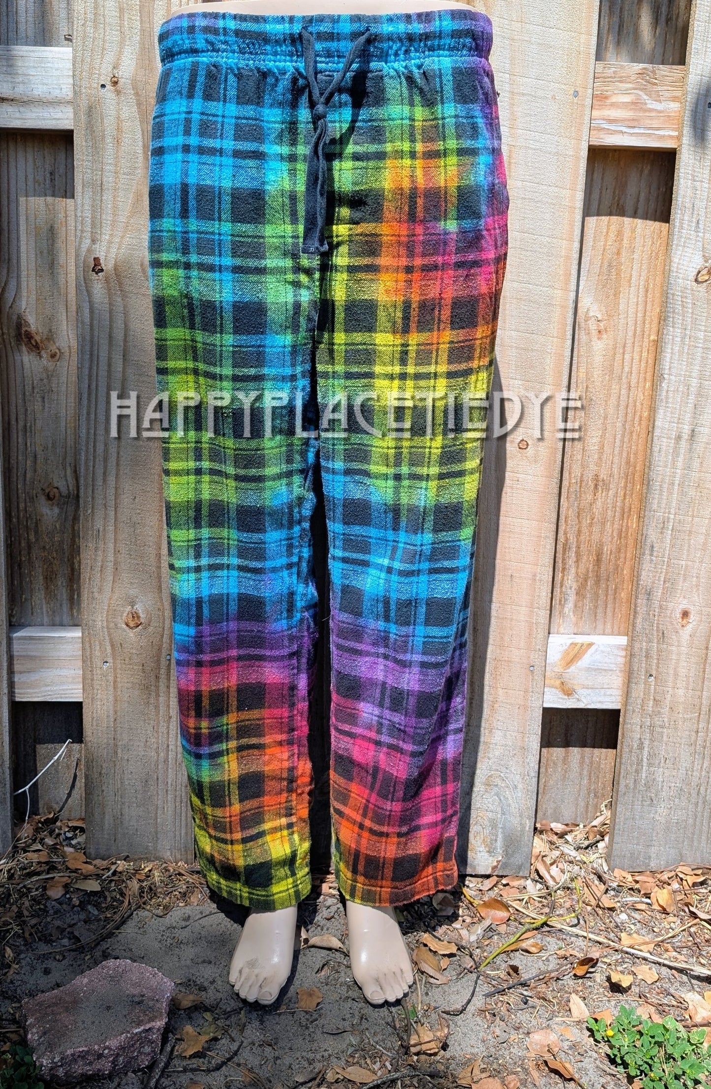 Large Tie Dye Flannel Pants