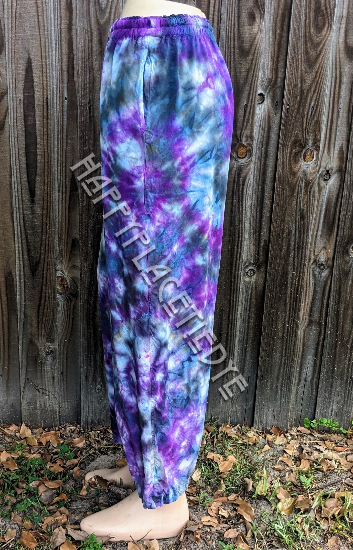 S/ Medium Tie Dye Rayon Pants