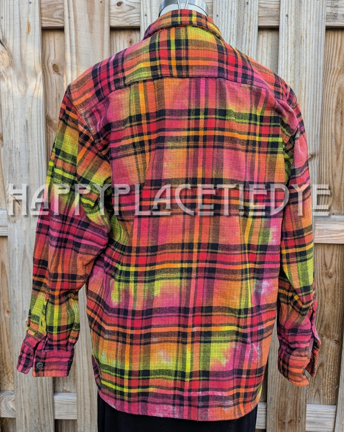 XLarge Tie Dye Flannel Shirt