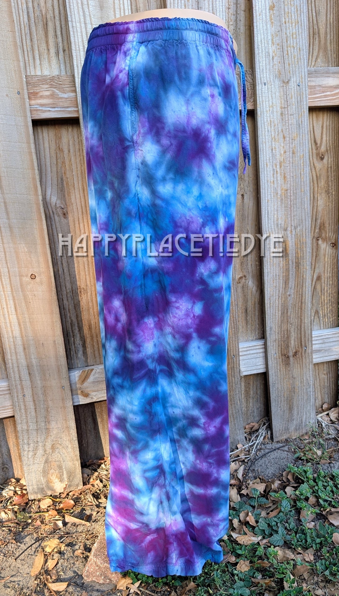 2XL Tie Dye Rayon Pants