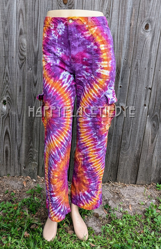 Small Tie Dye Linen Pants