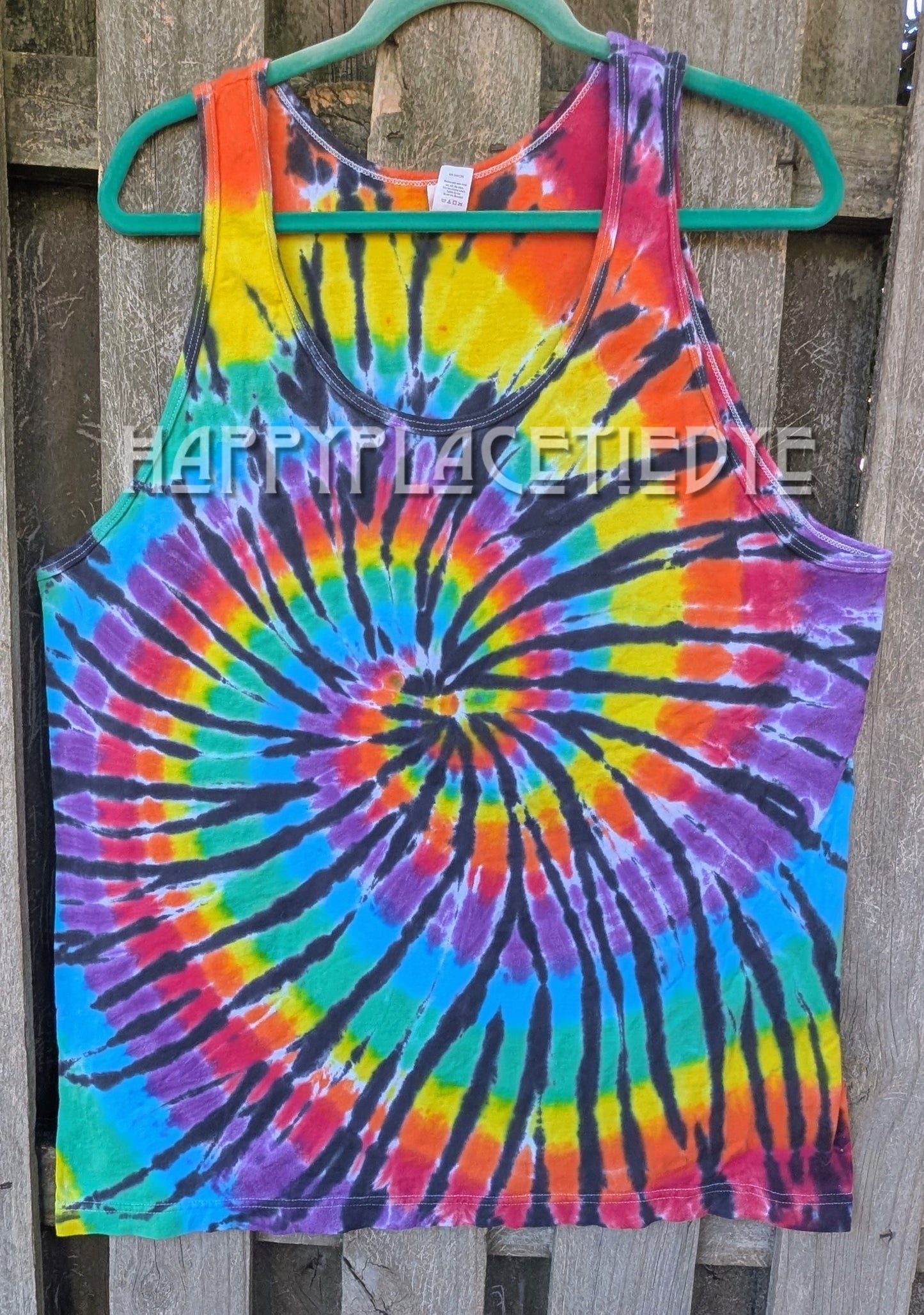 2XL Tie Dye Tank Top